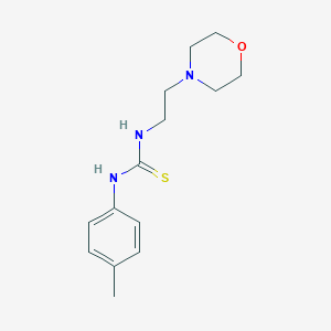 molecular formula C14H21N3OS B452781 N-(4-methylphenyl)-N'-[2-(4-morpholinyl)ethyl]thiourea 