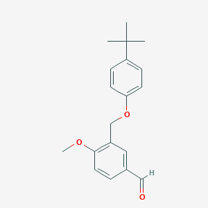 3-[(4-Tert-butylphenoxy)methyl]-4-methoxybenzaldehyde