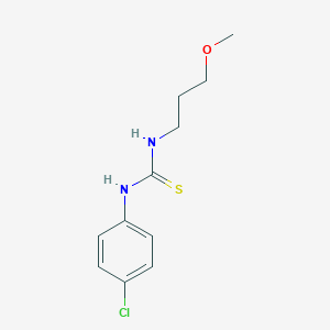molecular formula C11H15ClN2OS B452799 1-(4-Chlorophenyl)-3-(3-methoxypropyl)thiourea 