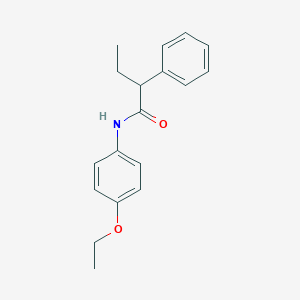 molecular formula C18H21NO2 B452806 N-(4-ethoxyphenyl)-2-phenylbutanamide CAS No. 2769-40-6