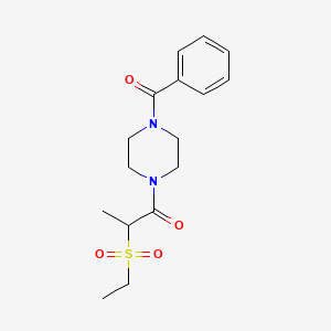 1-benzoyl-4-[2-(ethylsulfonyl)propanoyl]piperazine