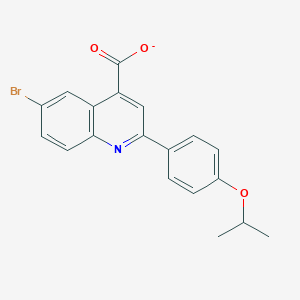 6-Bromo-2-[4-(methylethoxy)phenyl]quinoline-4-carboxylic acid