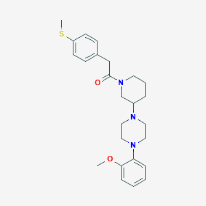 1-(2-methoxyphenyl)-4-(1-{[4-(methylthio)phenyl]acetyl}-3-piperidinyl)piperazine