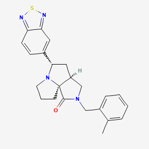 (3aS*,5S*,9aS*)-5-(2,1,3-benzothiadiazol-5-yl)-2-(2-methylbenzyl)hexahydro-7H-pyrrolo[3,4-g]pyrrolizin-1(2H)-one