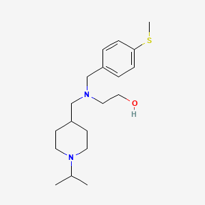 2-{[(1-isopropylpiperidin-4-yl)methyl][4-(methylthio)benzyl]amino}ethanol