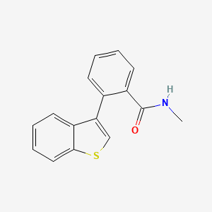 molecular formula C16H13NOS B4528158 2-(1-benzothien-3-yl)-N-methylbenzamide 