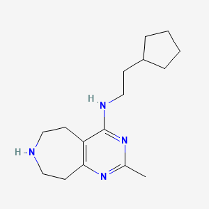 N-(2-cyclopentylethyl)-2-methyl-6,7,8,9-tetrahydro-5H-pyrimido[4,5-d]azepin-4-amine