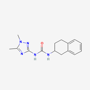 N-(1,5-dimethyl-1H-1,2,4-triazol-3-yl)-N'-(1,2,3,4-tetrahydronaphthalen-2-yl)urea