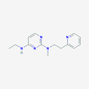 N~4~-ethyl-N~2~-methyl-N~2~-(2-pyridin-2-ylethyl)pyrimidine-2,4-diamine