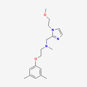 2-(3,5-dimethylphenoxy)-N-{[1-(2-methoxyethyl)-1H-imidazol-2-yl]methyl}-N-methylethanamine