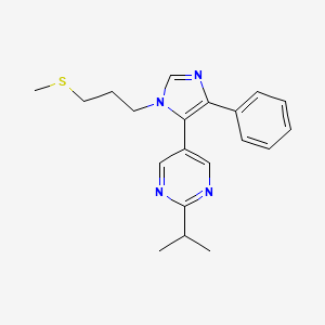 2-isopropyl-5-{1-[3-(methylthio)propyl]-4-phenyl-1H-imidazol-5-yl}pyrimidine