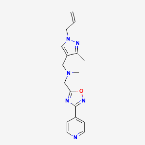 1-(1-allyl-3-methyl-1H-pyrazol-4-yl)-N-methyl-N-[(3-pyridin-4-yl-1,2,4-oxadiazol-5-yl)methyl]methanamine