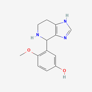 4-methoxy-3-(4,5,6,7-tetrahydro-1H-imidazo[4,5-c]pyridin-4-yl)phenol