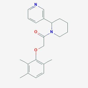 3-{1-[(2,3,6-trimethylphenoxy)acetyl]piperidin-2-yl}pyridine