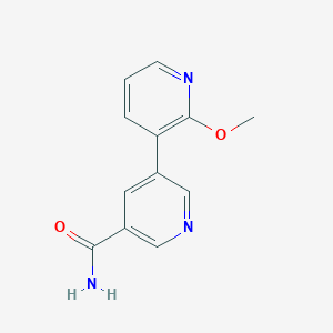 5-(2-Methoxypyridin-3-yl)pyridine-3-carboxamide