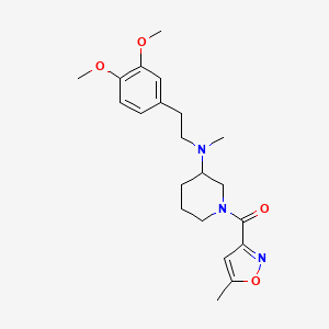 N-[2-(3,4-dimethoxyphenyl)ethyl]-N-methyl-1-[(5-methyl-3-isoxazolyl)carbonyl]-3-piperidinamine