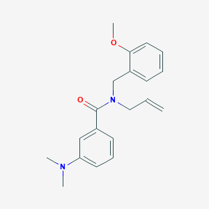 N-allyl-3-(dimethylamino)-N-(2-methoxybenzyl)benzamide