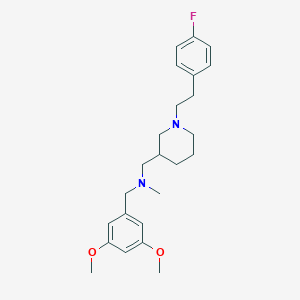 (3,5-dimethoxybenzyl)({1-[2-(4-fluorophenyl)ethyl]-3-piperidinyl}methyl)methylamine