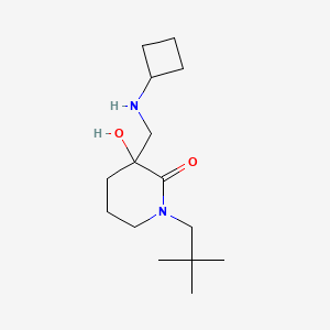 3-[(cyclobutylamino)methyl]-1-(2,2-dimethylpropyl)-3-hydroxy-2-piperidinone