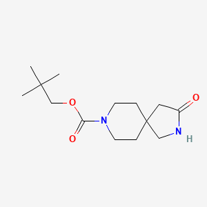 2,2-dimethylpropyl 3-oxo-2,8-diazaspiro[4.5]decane-8-carboxylate