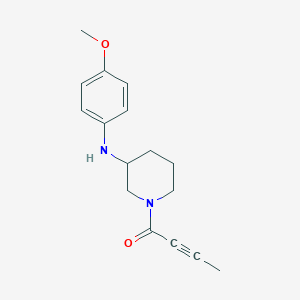 1-(2-butynoyl)-N-(4-methoxyphenyl)-3-piperidinamine