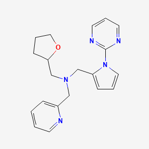 (pyridin-2-ylmethyl)[(1-pyrimidin-2-yl-1H-pyrrol-2-yl)methyl](tetrahydrofuran-2-ylmethyl)amine