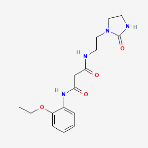 N-(2-ethoxyphenyl)-N'-[2-(2-oxoimidazolidin-1-yl)ethyl]malonamide