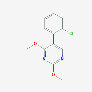 molecular formula C12H11ClN2O2 B4529086 5-(2-chlorophenyl)-2,4-dimethoxypyrimidine 