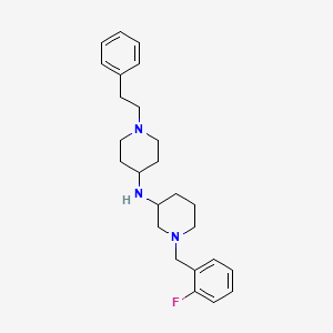 1-(2-fluorobenzyl)-N-[1-(2-phenylethyl)-4-piperidinyl]-3-piperidinamine