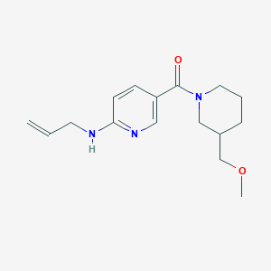 N-allyl-5-{[3-(methoxymethyl)-1-piperidinyl]carbonyl}-2-pyridinamine