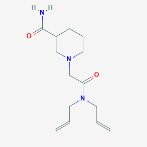 1-[2-(diallylamino)-2-oxoethyl]piperidine-3-carboxamide