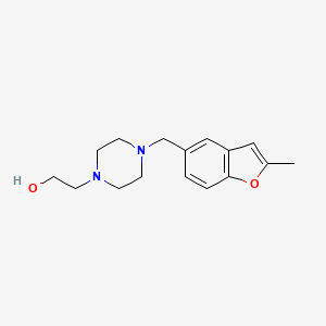 2-[4-[(2-Methyl-1-benzofuran-5-yl)methyl]piperazin-1-yl]ethanol