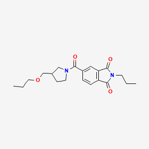 5-{[3-(propoxymethyl)pyrrolidin-1-yl]carbonyl}-2-propyl-1H-isoindole-1,3(2H)-dione