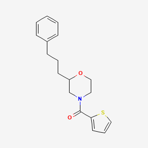 2-(3-phenylpropyl)-4-(2-thienylcarbonyl)morpholine