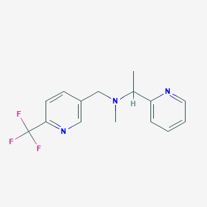 N-methyl-1-pyridin-2-yl-N-{[6-(trifluoromethyl)pyridin-3-yl]methyl}ethanamine