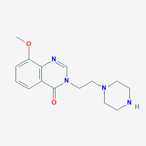 8-methoxy-3-(2-piperazin-1-ylethyl)quinazolin-4(3H)-one