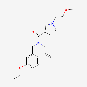 N-allyl-N-(3-ethoxybenzyl)-1-(2-methoxyethyl)pyrrolidine-3-carboxamide