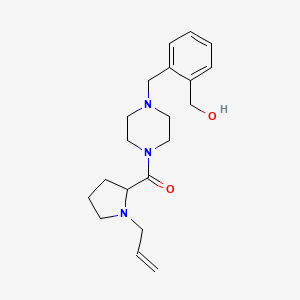 [2-({4-[(1-allylpyrrolidin-2-yl)carbonyl]piperazin-1-yl}methyl)phenyl]methanol