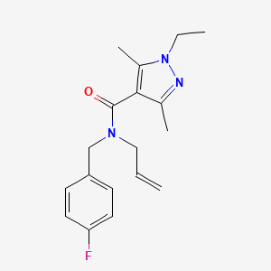 N-allyl-1-ethyl-N-(4-fluorobenzyl)-3,5-dimethyl-1H-pyrazole-4-carboxamide