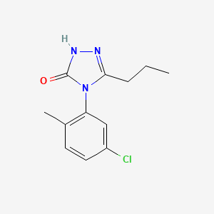 4-(5-chloro-2-methylphenyl)-5-propyl-2,4-dihydro-3H-1,2,4-triazol-3-one