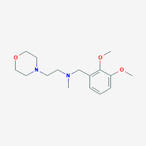 N-[(2,3-dimethoxyphenyl)methyl]-N-methyl-2-morpholin-4-ylethanamine