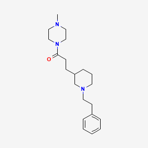 1-(4-Methylpiperazin-1-yl)-3-[1-(2-phenylethyl)piperidin-3-yl]propan-1-one