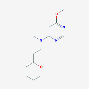 6-methoxy-N-methyl-N-[2-(tetrahydro-2H-pyran-2-yl)ethyl]pyrimidin-4-amine