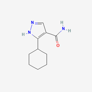 5-cyclohexyl-1H-pyrazole-4-carboxamide