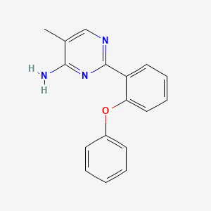 5-Methyl-2-(2-phenoxyphenyl)pyrimidin-4-amine