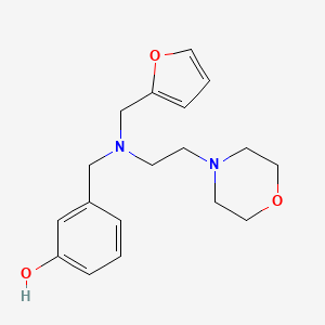 3-{[(2-furylmethyl)(2-morpholin-4-ylethyl)amino]methyl}phenol