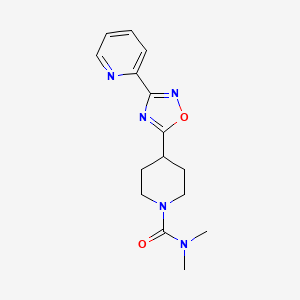 N,N-dimethyl-4-[3-(2-pyridinyl)-1,2,4-oxadiazol-5-yl]-1-piperidinecarboxamide