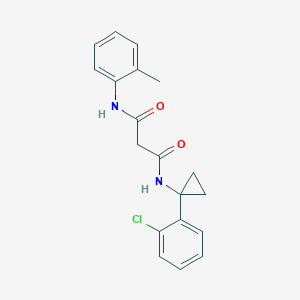 N-[1-(2-chlorophenyl)cyclopropyl]-N'-(2-methylphenyl)malonamide