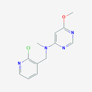 N-[(2-chloropyridin-3-yl)methyl]-6-methoxy-N-methylpyrimidin-4-amine