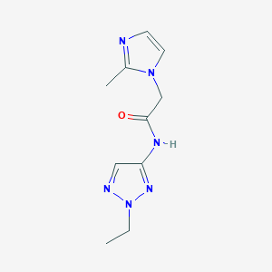 N-(2-ethyl-2H-1,2,3-triazol-4-yl)-2-(2-methyl-1H-imidazol-1-yl)acetamide